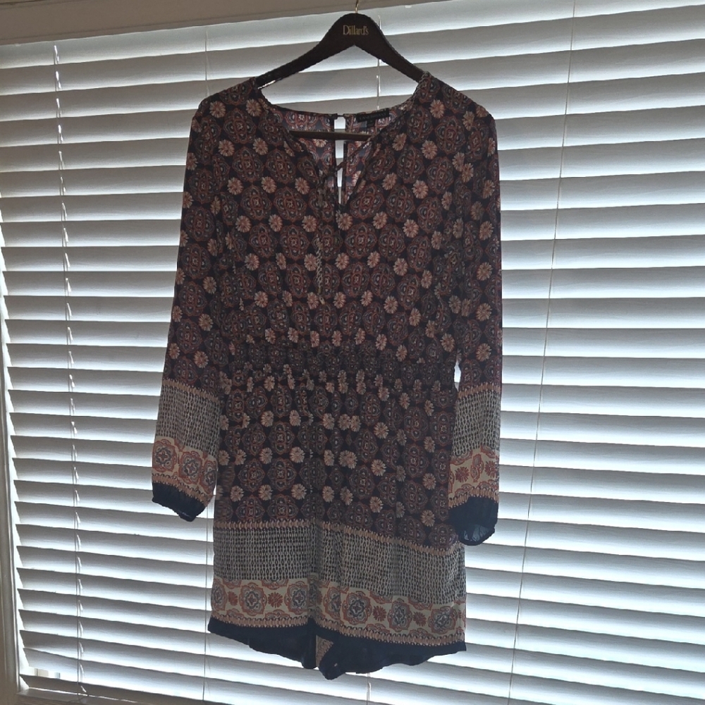 Lane Bryant Multicolor Patterned Jumpsuit